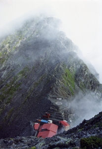 穂高岳　穂高岳山荘　奥穂高岳