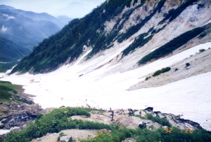 白馬岳　白馬大雪渓